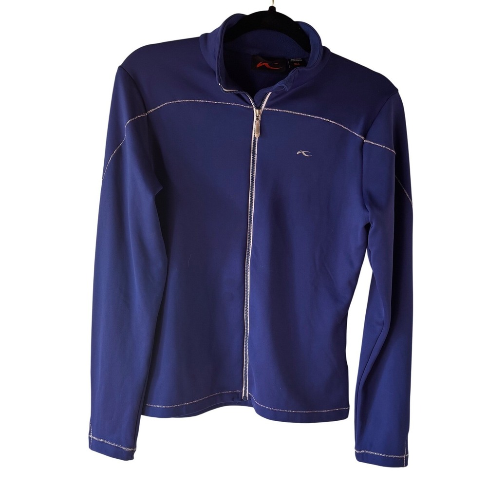 KJUS Blue Full Zip  Girls/Women Activewear Athletic Lightweight Size 164